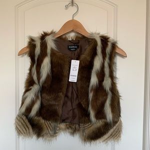 Bebe faux fur vest